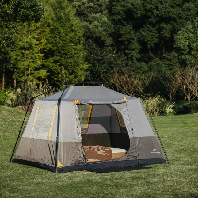 Намет чотиримісний Naturehike Cape Series 5.2 CNK2450WS037, сіро-коричневий — Photo 3
