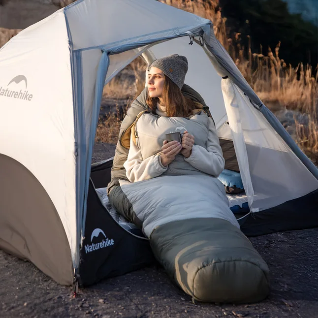 Спальник Naturehike Pro MG270 CNK2550WS044, p-p L, зеленый — Photo 3