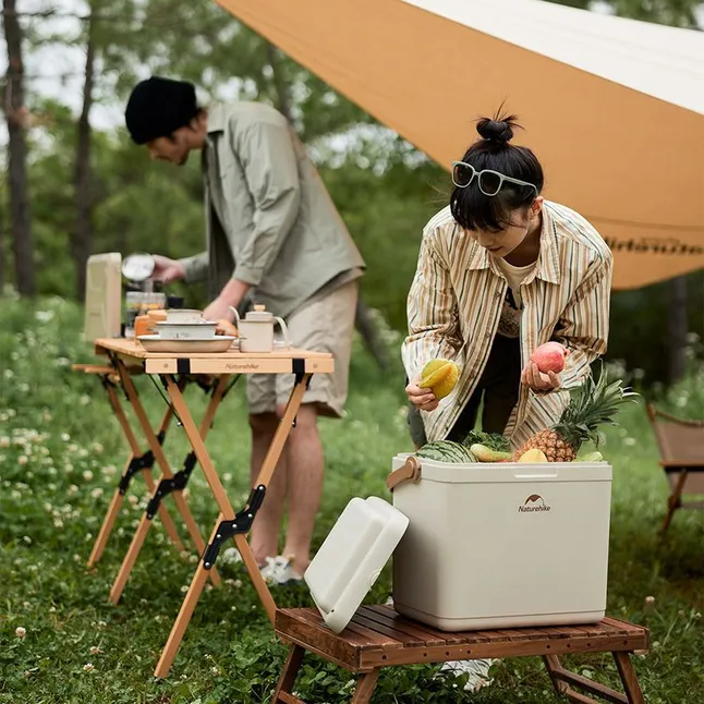 Туристичний холодильник Naturehike CNK2300BS011, 13 л, бежевий — Photo 7