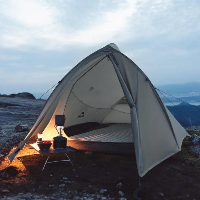 Намет надлегкий двомісний Naturehike Cloud Up Pro CNK2350WS020, 20D, пісочний — Photo 7