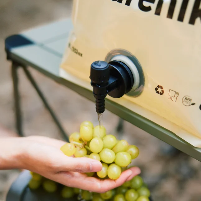 Складаний контейнер для води з поліетилену Naturehike CNK2450CF027, 10 л, блакитний — Photo 1