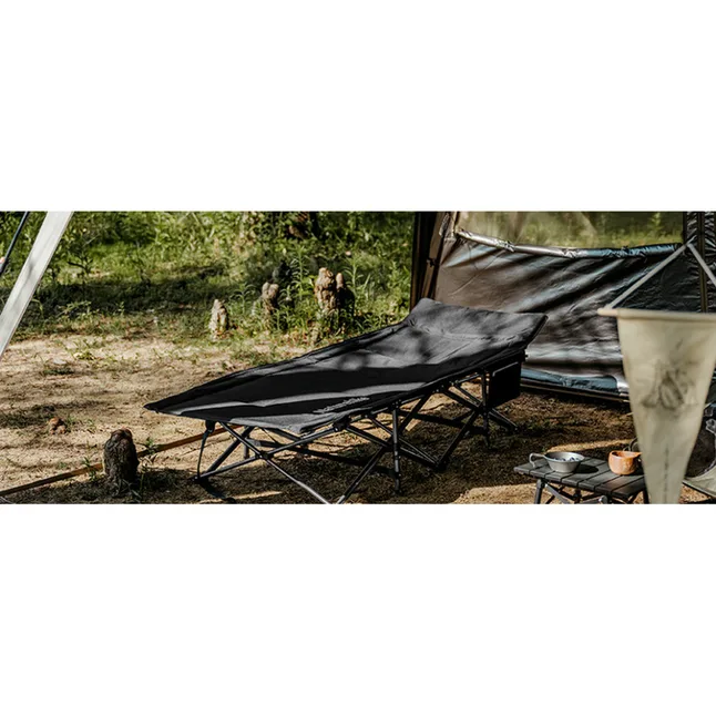 Ліжко складане Naturehike CNK2300WS010, Поліестер Oxford / залізо, чорний — Photo 7
