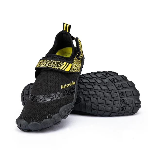 Гумові антиковзкі черевики аквашузи Naturehike NH20FS022, 47, чорний