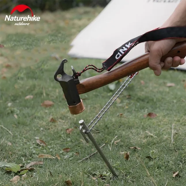 Кілок сталевий Naturehike NH19PJ014, 25 см, сірий — Photo 3