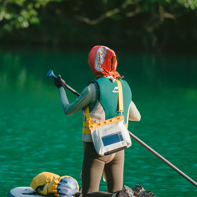 Рушник швидковисихаючий Naturehike CNK2300SS011, 100*30, помаранчевий — Photo 2