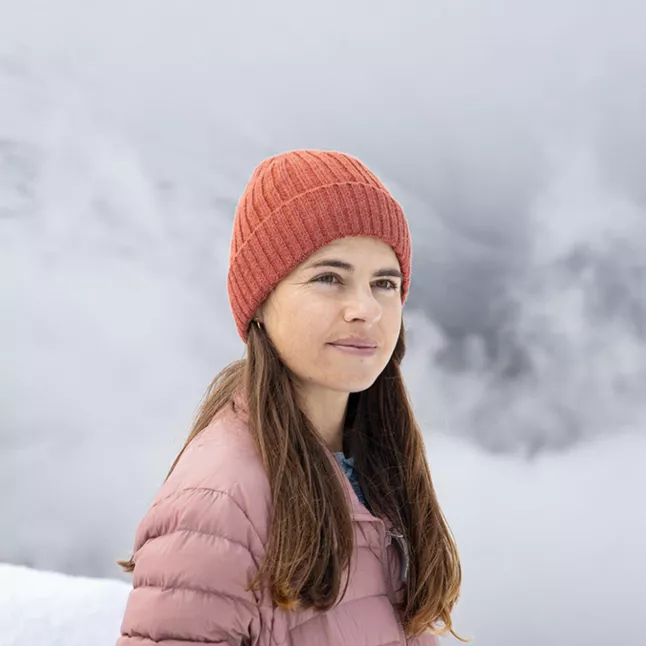 Шапка з підворотом Naturehike NH21FS552, синя — Photo 4