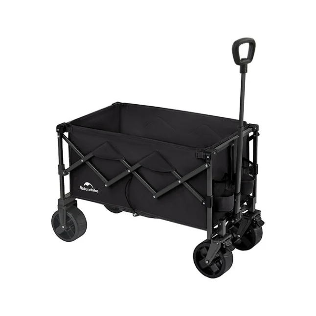Візок туристичний складаний Naturehike Light CNK2350JJ012, 100 л, чорний