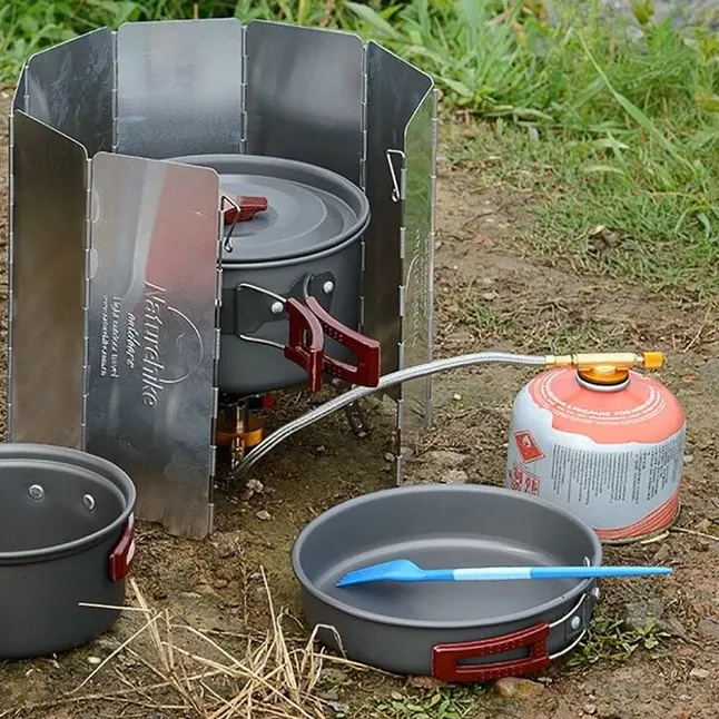 Вітрозахисний екран для пальника Naturehike NH 10 NH20CJ008 steel — Photo 4
