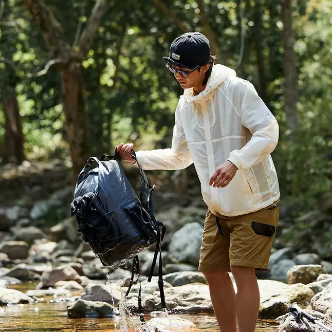 Рюкзак водонепроникний Naturehike CNH22BB003, 25 л, жовтий — Photo 3