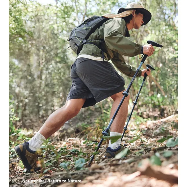 Трекинговая палка Naturehike CNK2550DS012, 61-125 см, синяя — Photo 3
