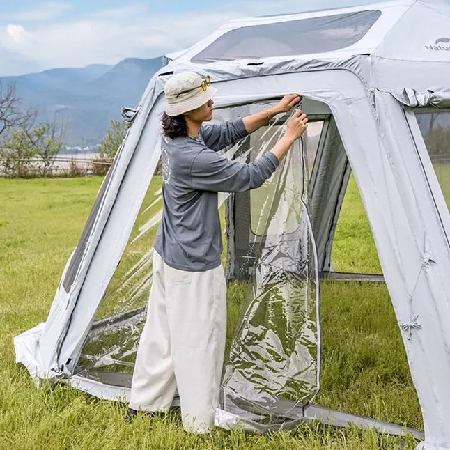 Намет восьмимісний надувний Naturehike Gen Air FL CNK2550WS046, сірий — Photo 3