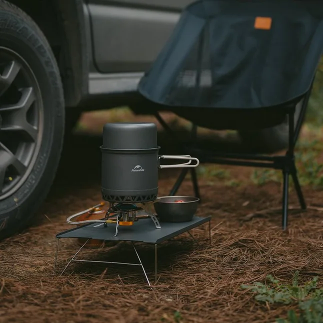 Набір посуду для кемпінгу 2 од. Naturehike CNK2300CJ0002, 1,8 л, алюміній — Photo 8