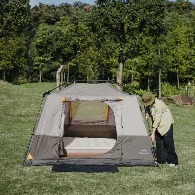 Намет чотиримісний Naturehike Cape Series 5.2 CNK2450WS037, сіро-коричневий — Photo 2