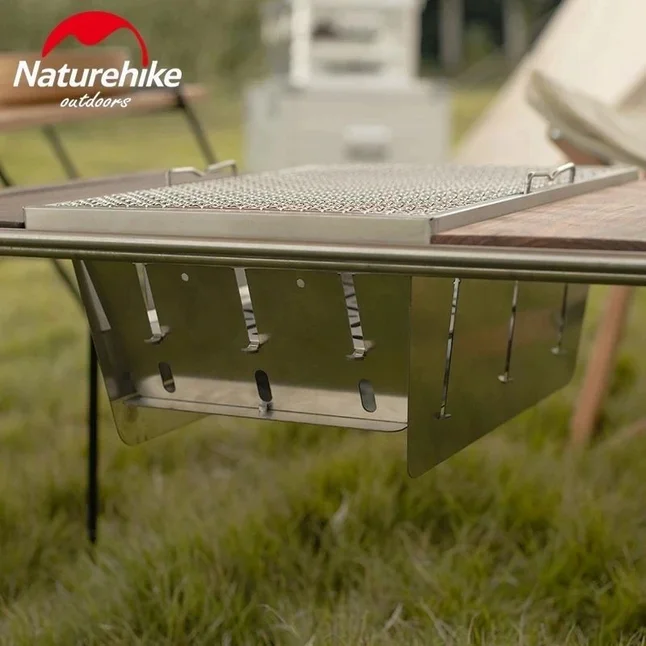 Гриль портативний Naturehike Picnic BBQ Grill NH20CJ006, р-р L, сталь — Photo 9