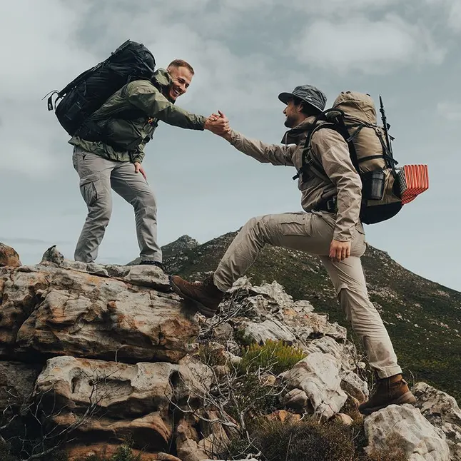 Рюкзак туристичний Naturehike NH70B070-B, 70 л + 5 л, світло-коричневий — Photo 4