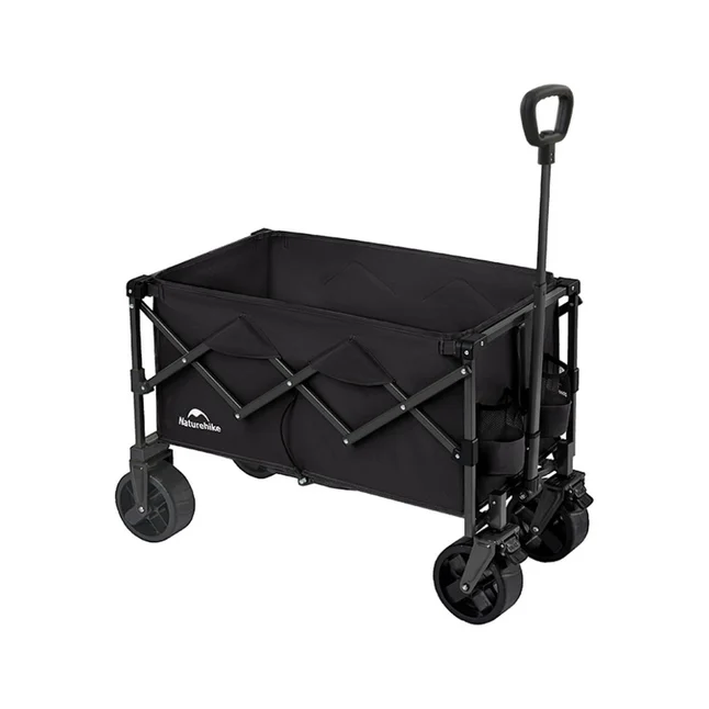 Складаний легкий кемпінговий візочок Naturehike CNK2350JJ012, 100 л, чорний