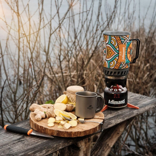 Кружка титанова з ручкою 450 мл Naturehike NH20CJ005 — Photo 9