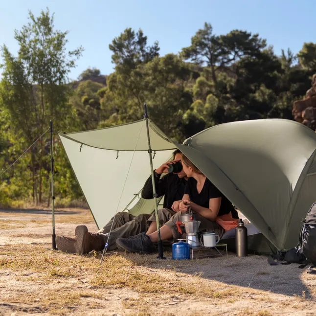 Намет надлегкий двомісний Naturehike Mongar Hiking Tent Pro CNK2550WS037, 20D, зелений — Photo 6