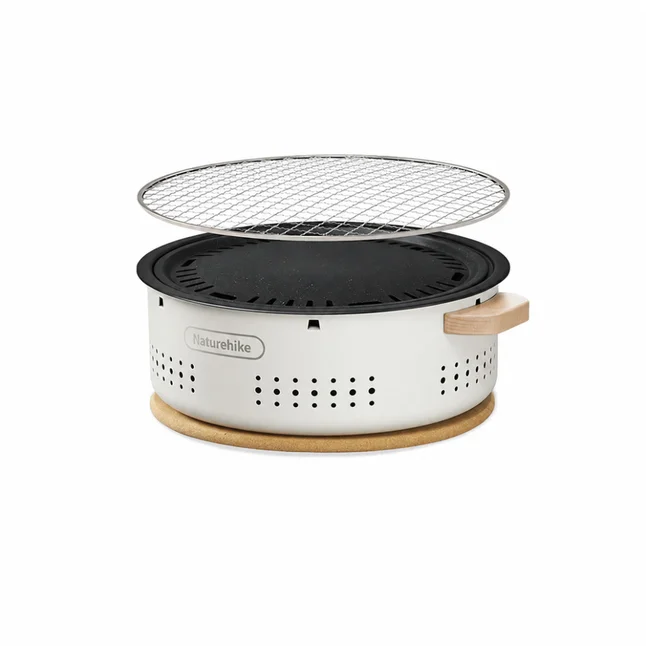 Гриль туристичний зі столом Naturehike Moyan CNK2550CF010, пісочний