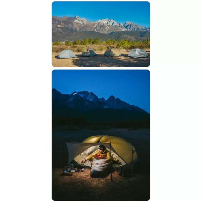 Намет двомісний ультралегкий Naturehike Mongar UL CNK2550WS016, сірий — Photo 14