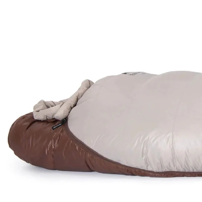 Спальник з натуральним пухом Naturehike Snowbird NH20YD001, p-р M, коричневий 350 г — Photo 4