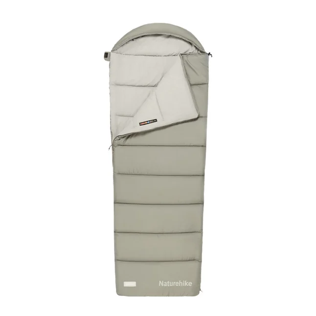Спальний мішок з капюшоном Naturehike MS100 CNK2350WS023 правий, зелений