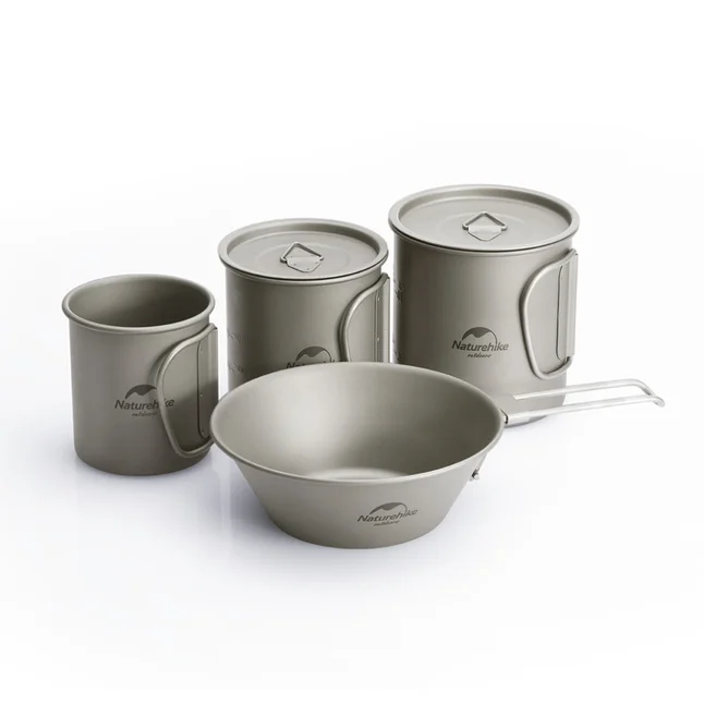 Титанова миска Naturehike NH20CJ004, 300 мл, титан — Photo 2