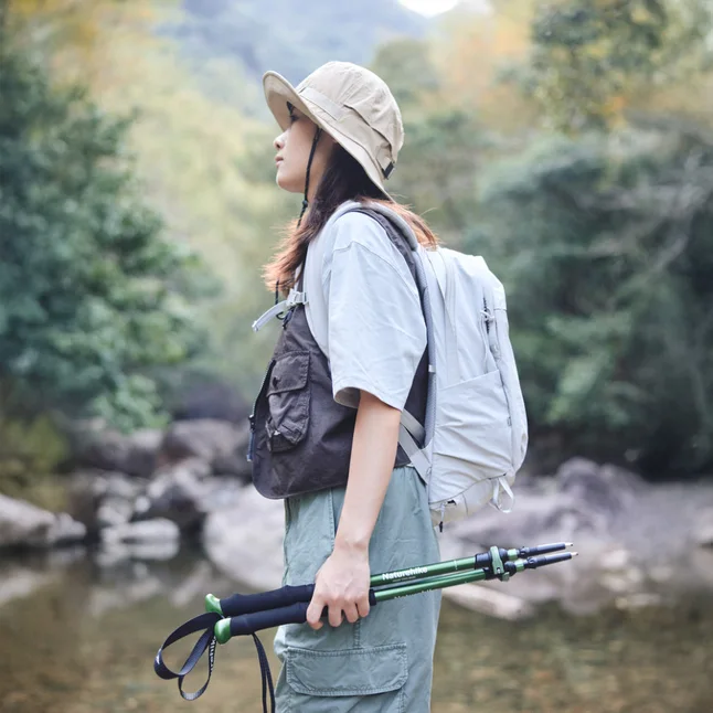 Трекінгова палиця 3-сек. Naturehike CNK2550DS010, 55-120 см, алюміній, зелена — Photo 9