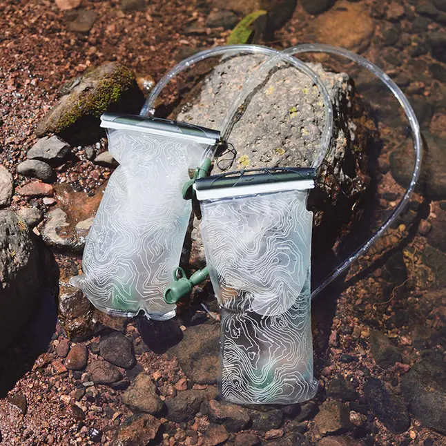 Питна система (гідратор) Naturehike CNK2450CF011, 1.5л. прозора — Photo 3