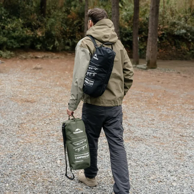 Ліжко складане туристичне ультралегке Naturehike XJC04 NH19JJ006, одномісне, 190 х 70 х 38 см, коричневий — Photo 10