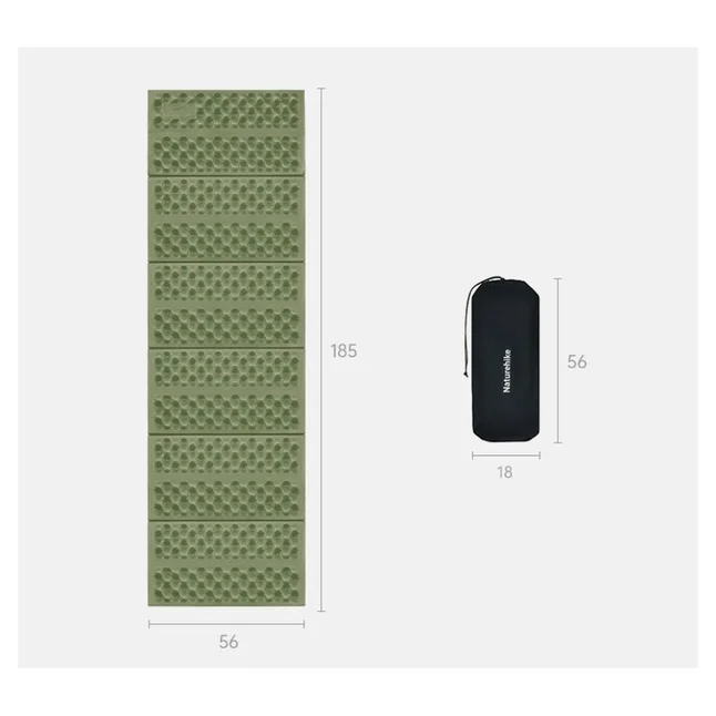 Килимок складний IXPE Naturehike CNK2550WS030, алюмінієва плівка, 18 мм, медово-золотий — Photo 3