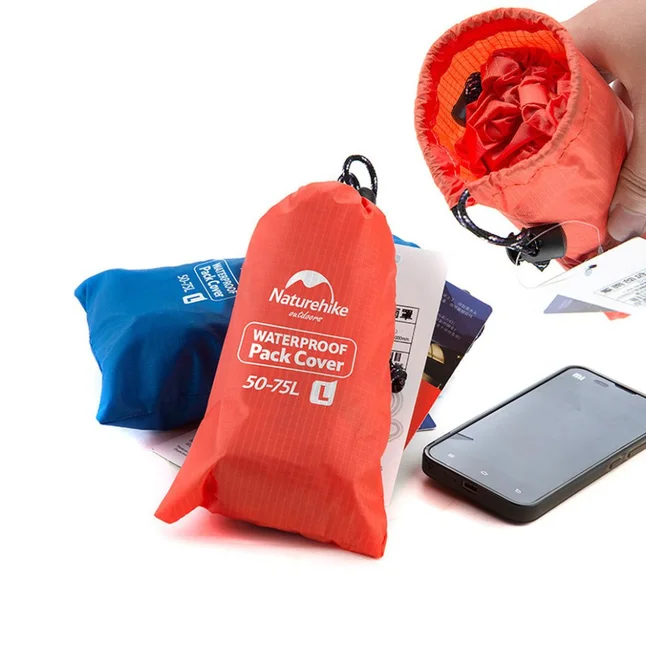 Накидка на рюкзак Naturehike L (50-70 л) blue NH15Y001-Z — Photo 6