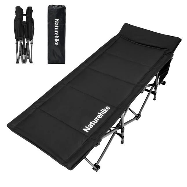 Ліжко складане Naturehike CNK2300WS010, Поліестер Oxford / залізо, чорний