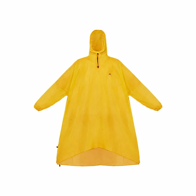 Дождевик-пончо легкий с рукавами Naturehike CNK2620FS011, L, желтый