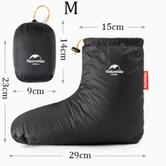 Черевики на гусячому пуху Naturehike NH18S023-T, розмір 40-44, чорні — Photo 3