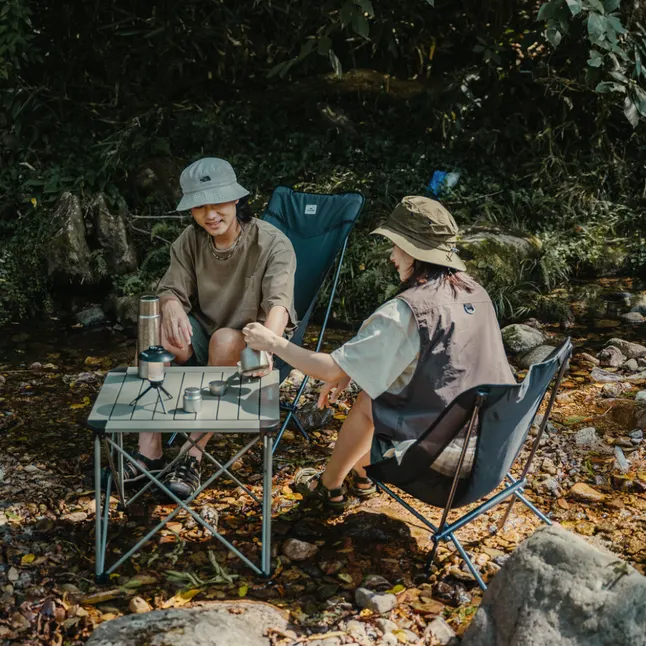 Стілець складаний ультралегкий Naturehike Stellaluna L04 CNK2450JJ015, розмір М, алюміній, сірий — Photo 7