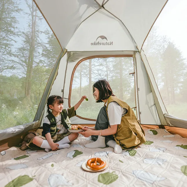 Тент для кемпінгу Naturehike CNK2450WS021, бежевий — Photo 5