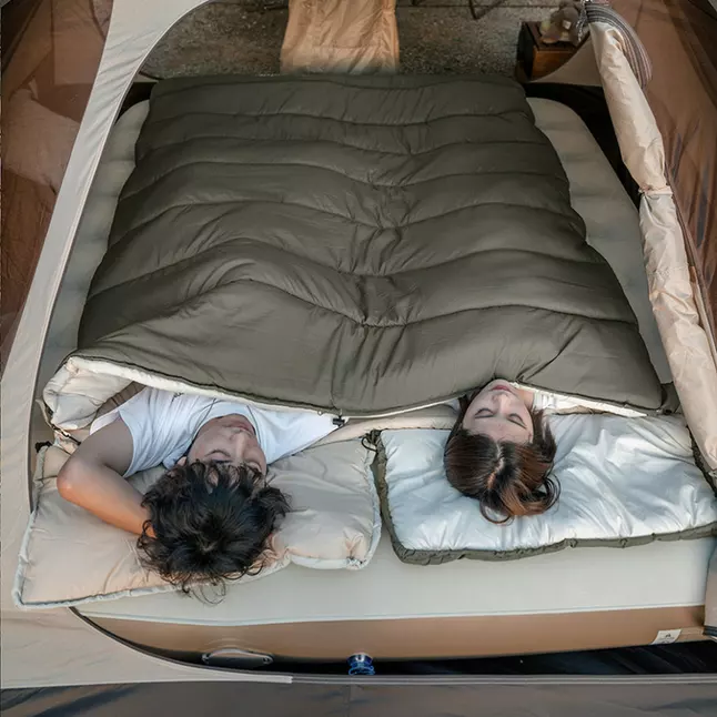 Спальник з капюшоном Naturehike LD350 CNK2300SD016, темно-зелений — Photo 5