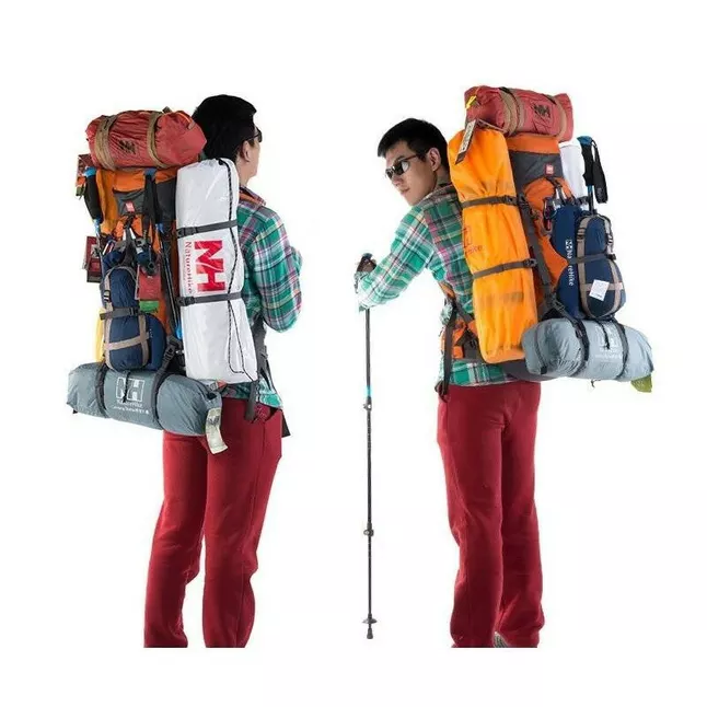 Рюкзак трекинговый Naturehike 70 л bright orange NH70B070-B — Photo 4