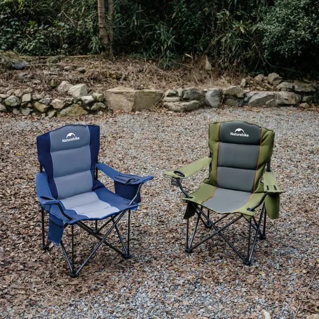 Комплект із крісел туристичних складаних (2 шт.) Naturehike ComfortMax Star T01 CNK2550JJ029, синій — Photo 2