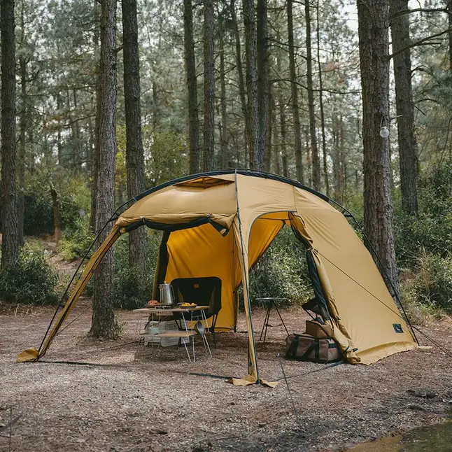 Намет двокімнатний Naturehike CNH22ZP028, гірчичний — Photo 2