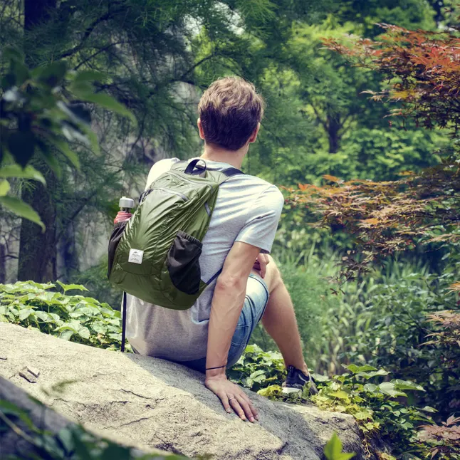 Рюкзак компактний надлегкий Naturehike Ultralight Naturehike NH17A012-B, 18 л, зелений — Photo 6