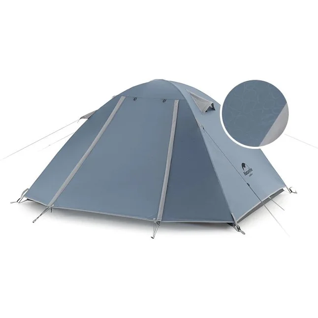 Намет двомісний Naturehike P-Series NH18Z022-P, 210T/65D, темно-синій — Photo 1