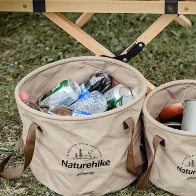 Відро складне Naturehike Round bucket PVC 10 л NH20SJ040 — Photo 4