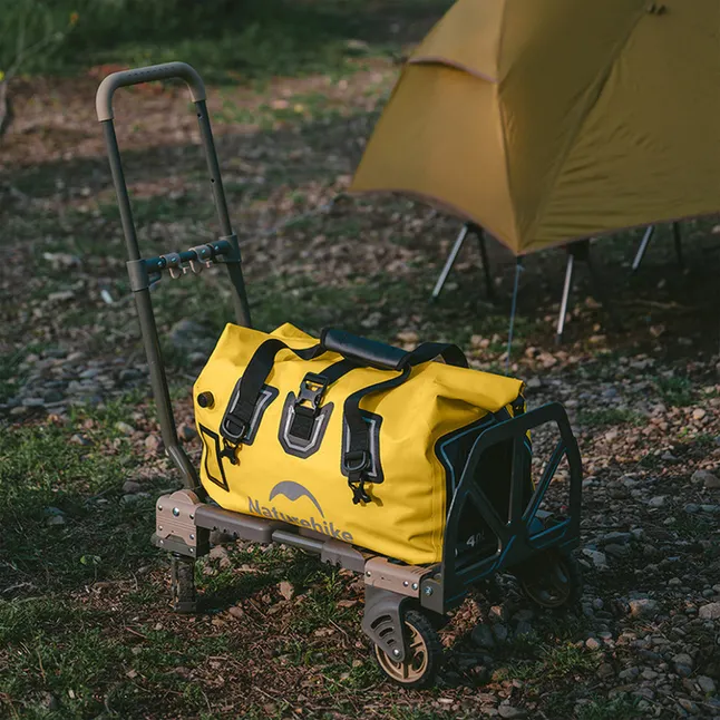 Водонепроникна дорожня сумка Naturehike CNK2450XB015, 40 л, жовта — Photo 2