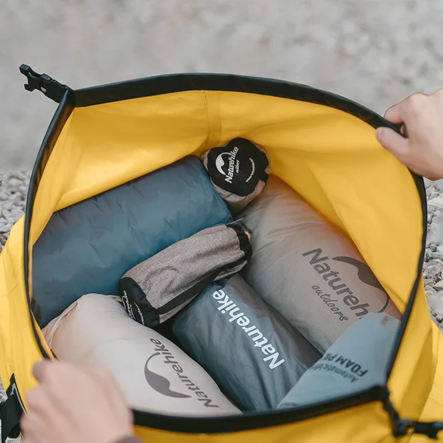 Водонепроникна дорожня сумка Naturehike CNK2450XB015, 40 л, жовта — Photo 7