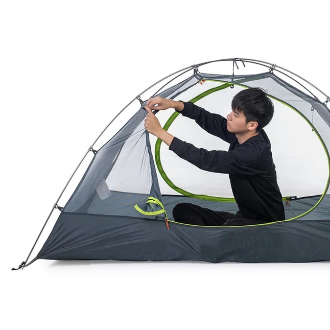 Намет двомісний ультралегкий Naturehike NH15Z006-P, темно-зелений — Photo 4