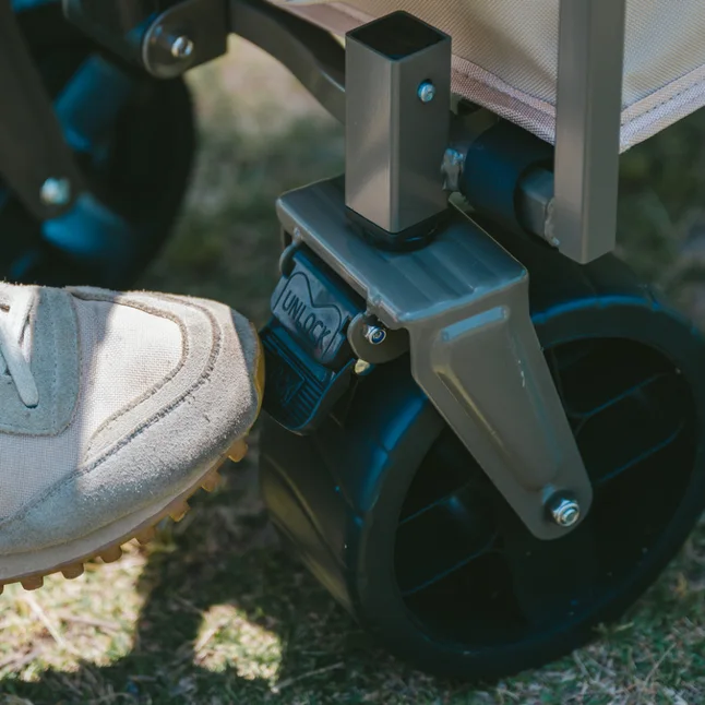 Складаний легкий кемпінговий візочок Naturehike CNK2350JJ012, 100 л, чорний — Photo 1