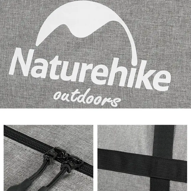 Сумка для зберігання портативна Naturehike NH17S021-M, 45л, сірий — Photo 2