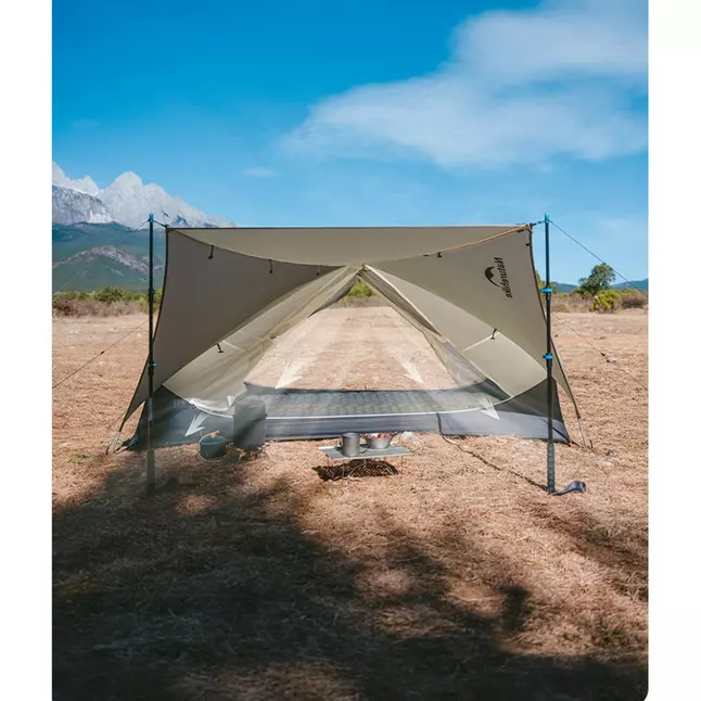 Намет двомісний ультралегкий Naturehike Mongar UL CNK2550WS016, сірий — Photo 12